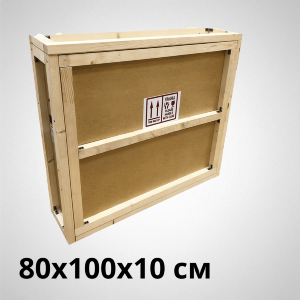 Ящик з ДВП для доставки картин, скульптур, ікон та крихких предметів 80х100х10 см