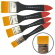 Кисть синтетика флейц Wide 8044 короткая ручка KOLOS