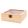 Ящик деревянный с замком и прозрачным верхом 20х20х8см ROSA Talent
