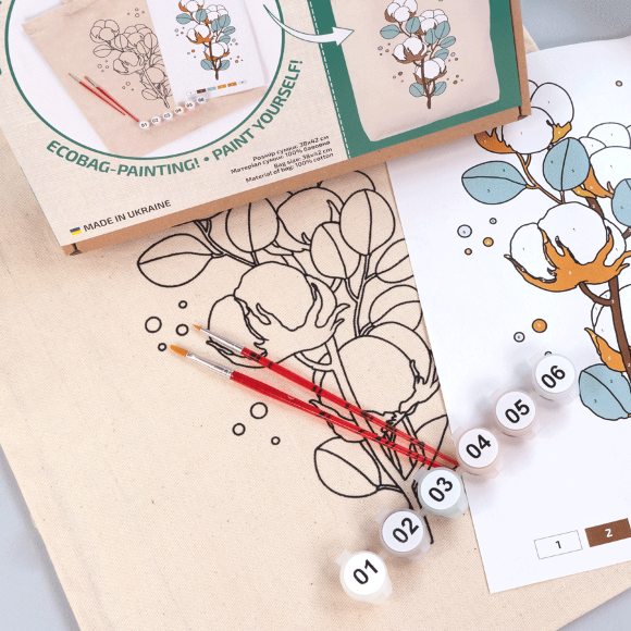 Набор раскраска «Хлопок» хлопок 220 г/м2 38х42см ROSA Talent Набор раскраска «Хлопок» хлопок 220 г/м2 38х42см ROSA Talent