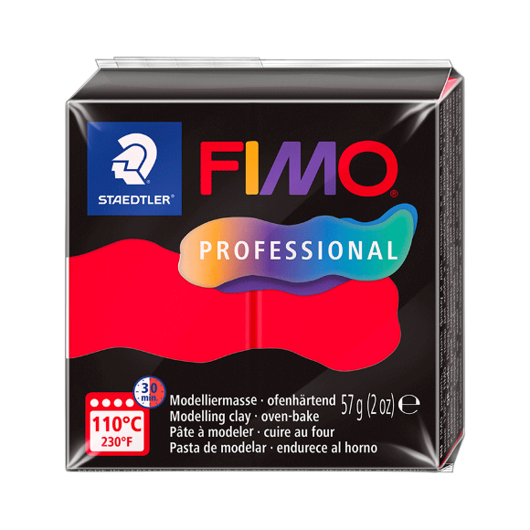 Пластика Professional Белая 57г средней мягкости Fimo Пластика Professional Белая 57г средней мягкости Fimo
