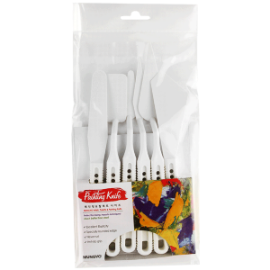 Набор пластиковых мастихинов 6шт Mungyo