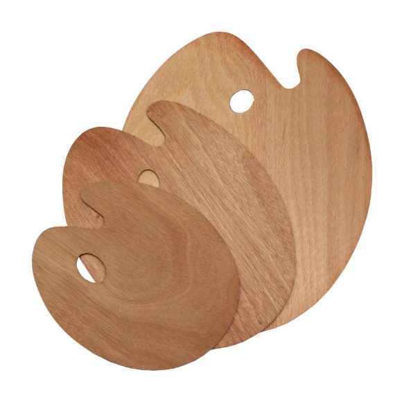 Палитра деревянная овальная 40х50см. (толщина 3мм.) DK ART Палитра деревянная овальная 40х50см. (толщина 3мм.) DK ART