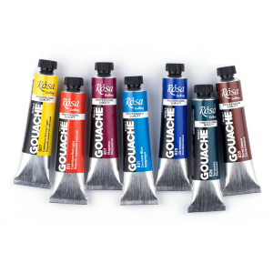 Краска гуашевая Белила титановые (801) туба 20мл ROSA Gallery