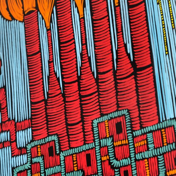 Painting Disneyland, artist Barbudaz Sh - sold Painting Disneyland, artist Barbudaz Sh - sold