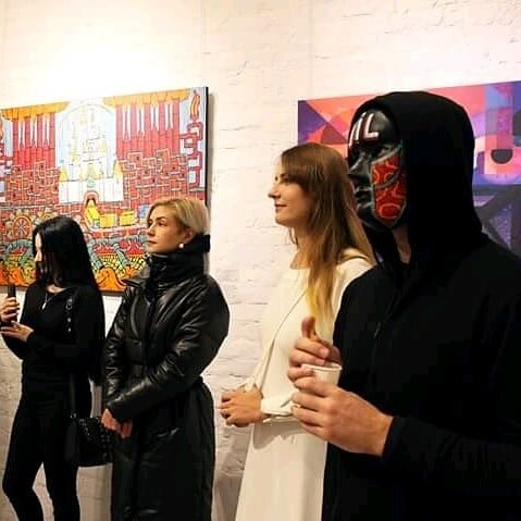 Painting Disneyland, artist Barbudaz Sh - sold Painting Disneyland, artist Barbudaz Sh - sold