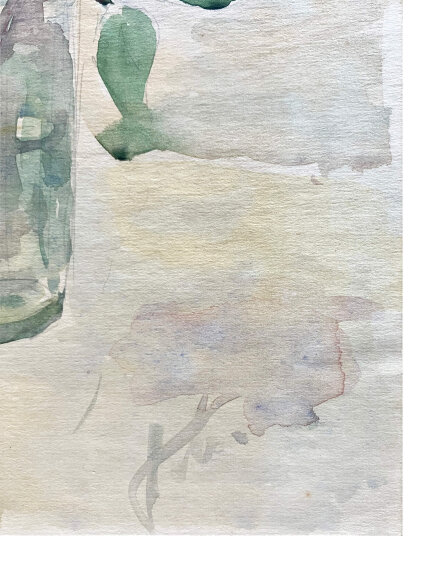 Акварель Сирень, художник Кокин Михаил Акварель Сирень, художник Кокин Михаил