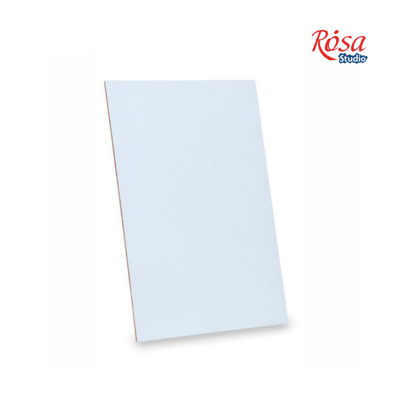 Картон грунтованный 10×10 см набор 5 шт. 3 мм гладкая фактура акрил ROSA Studio Картон грунтованный 10×10 см набор 5 шт. 3 мм гладкая фактура акрил ROSA Studio
