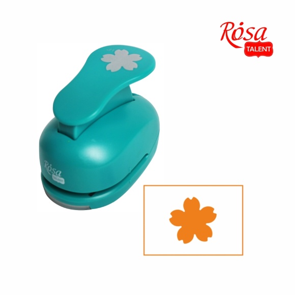 Фигурный дырокол Цветок 5см ROSA TALENT