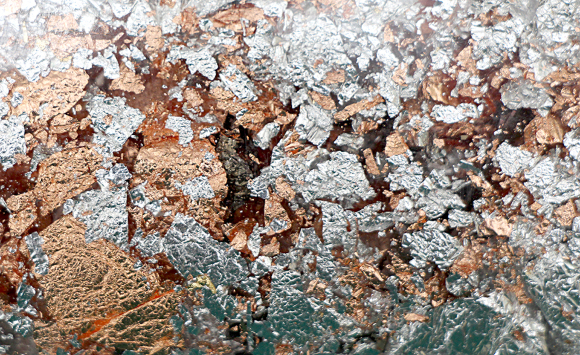 Leaf leaf flakes, silver-copper mix, 1g, DK25220 Leaf leaf flakes, silver-copper mix, 1g, DK25220