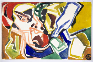 Акварель У студії, художник Туранський Олександр - продано Акварель У студії, художник Туранський Олександр - продано