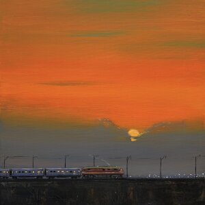 Painting The Road Home, artist Igor Kuzmenko