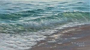 Painting The Whisper of the Waves, artist Tetiana Matviiuk