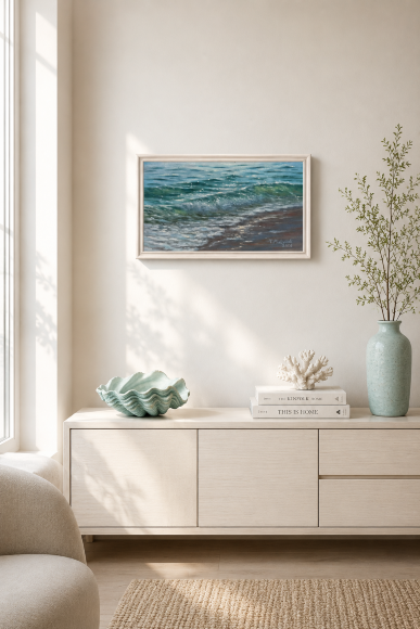 Painting The Whisper of the Waves, artist Tetiana Matviiuk