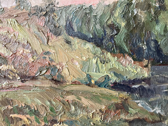 Картина Річка, художник Макаров Віктор Картина Річка, художник Макаров Віктор