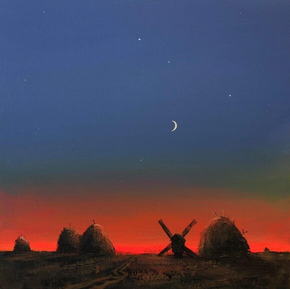 Painting Fairytale evening, artist Igor Kuzmenko