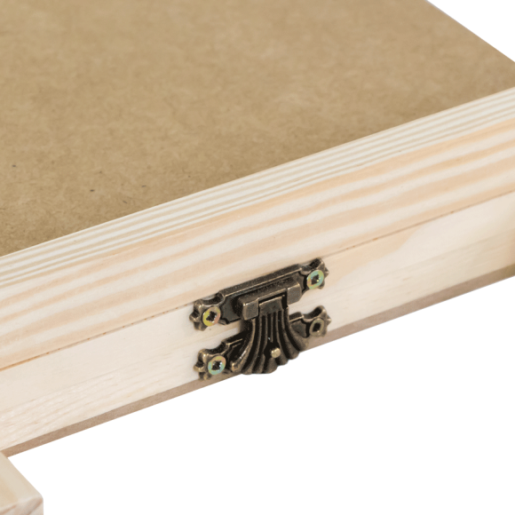 Мольберт настільний Хлопушка сосна 22х23х38см мак висота полотна 30см ROSA Studio