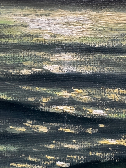 Painting Luminous Night, artist Tetiana Matviiuk