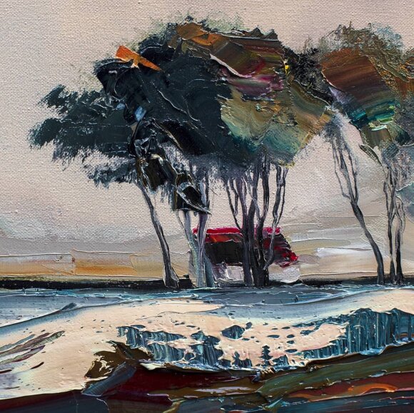 Painting The field is rough - one, artist Chizhov Andrew - sold Painting The field is rough - one, artist Chizhov Andrew - sold