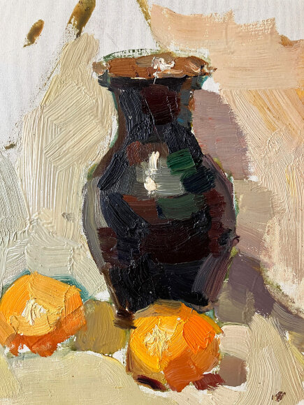 Картина Натюрморт с апельсинами, художник Кокин Михаил Картина Натюрморт с апельсинами, художник Кокин Михаил