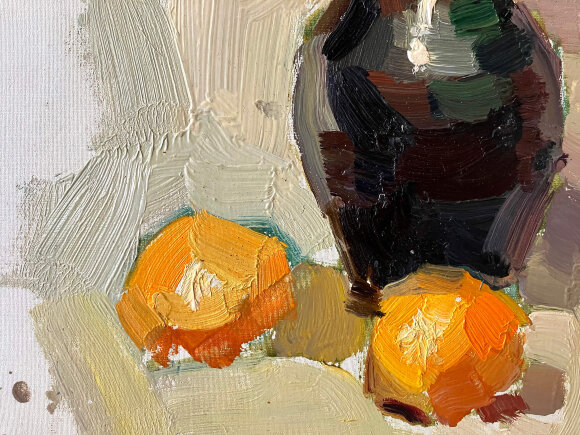 Картина Натюрморт с апельсинами, художник Кокин Михаил Картина Натюрморт с апельсинами, художник Кокин Михаил