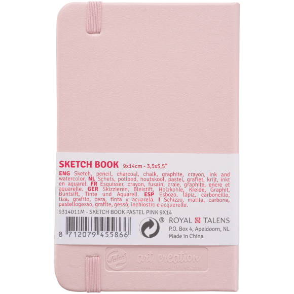 Блокнот для графики Talens Art Creation 12х12 см 140г/м2 80л Pastel Pink Royal Talens