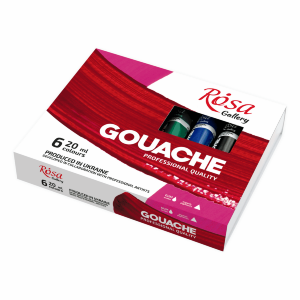 Набор красок гуашевых 6х20мл ROSA Gallery