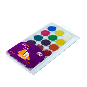 Набор медовой акварели Творчество 18 цв. б/кисти пластик ГАММА’UA