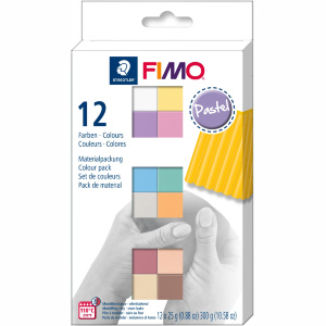 Набор пластики "Pastel Colours" 12х25г Fimo