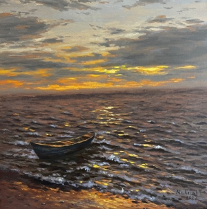 Painting Before the Rain, artist Tetiana Matviiuk