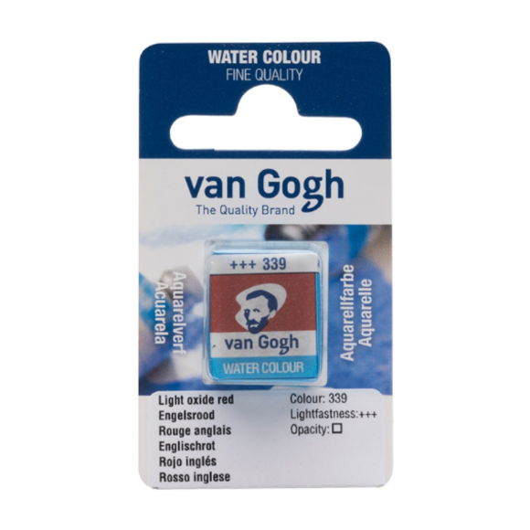 Краска акварельная Van Gogh (278) Пирольный оранжевый кювета Royal Talens