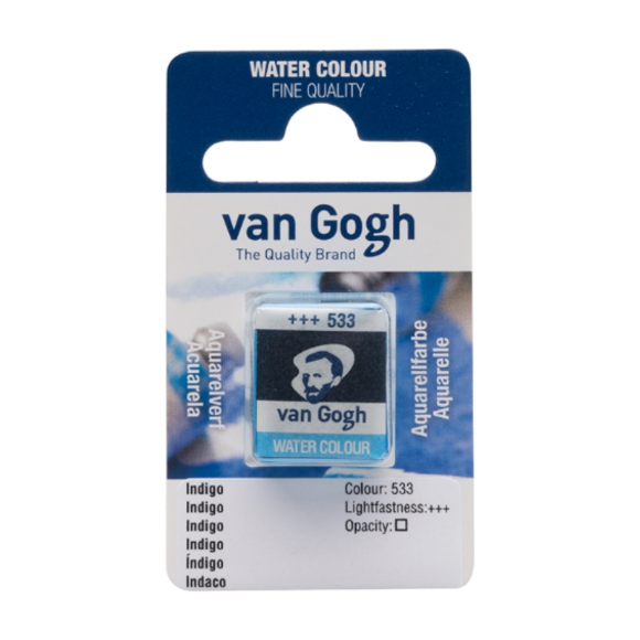 Краска акварельная Van Gogh (278) Пирольный оранжевый кювета Royal Talens