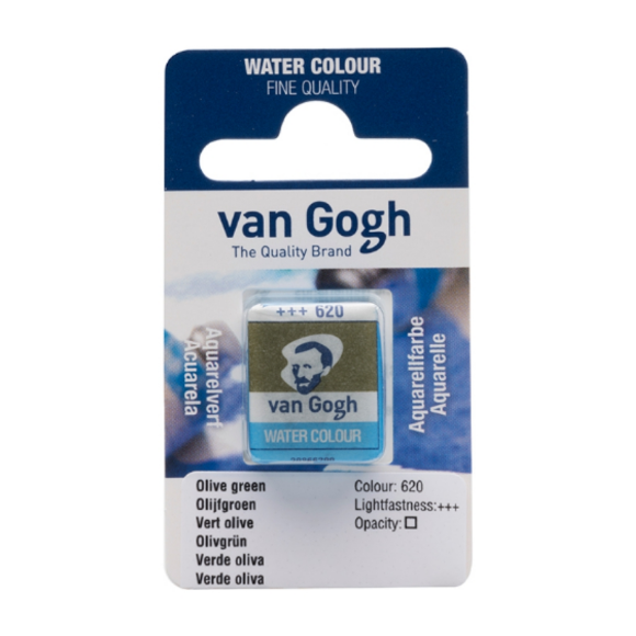 Краска акварельная Van Gogh (278) Пирольный оранжевый кювета Royal Talens