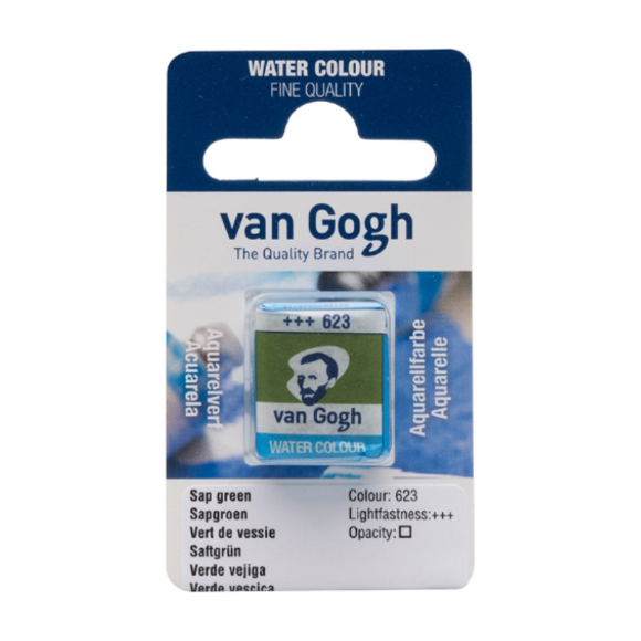 Краска акварельная Van Gogh (278) Пирольный оранжевый кювета Royal Talens