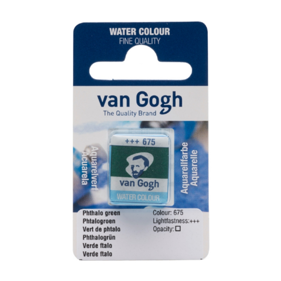 Краска акварельная Van Gogh (278) Пирольный оранжевый кювета Royal Talens