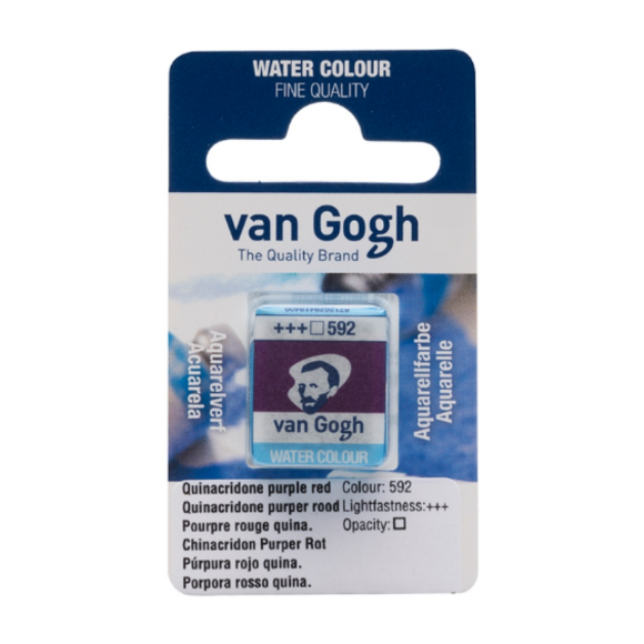 Краска акварельная Van Gogh (278) Пирольный оранжевый кювета Royal Talens