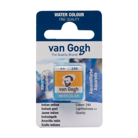 Краска акварельная Van Gogh (278) Пирольный оранжевый кювета Royal Talens