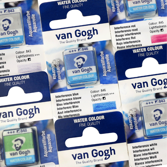 Краска акварельная Van Gogh (278) Пирольный оранжевый кювета Royal Talens