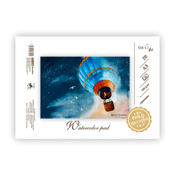 Gold Watercolor Adhesive 200g/m2 20L SM-LT Art