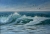Painting Flight Over the Wave, artist Tatyana Matviyuk