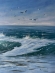 Painting Flight Over the Wave, artist Tatyana Matviyuk