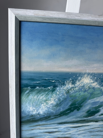 Painting Flight Over the Wave, artist Tatyana Matviyuk