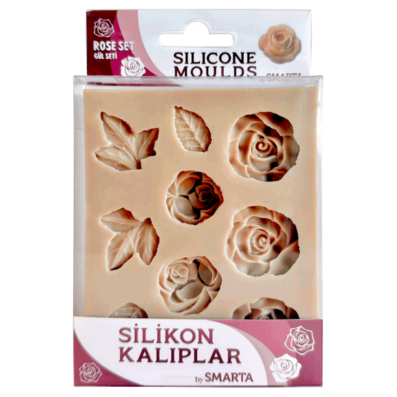 Силиконовый молд Розы Smarta