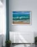 Painting Turquoise Wave, artist Tetiana Matviiuk