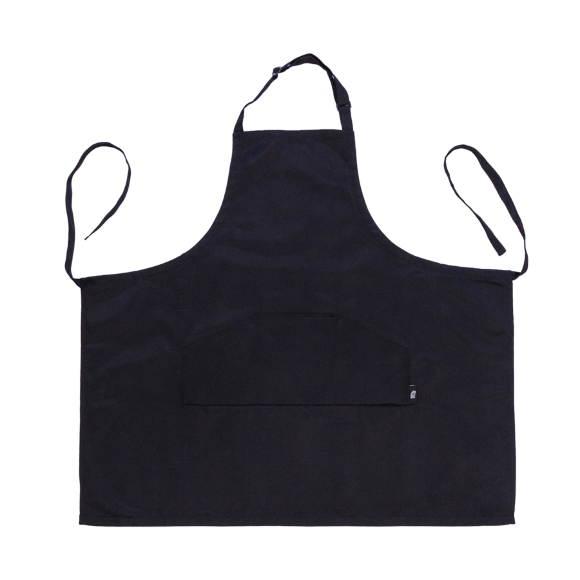 Фартук взрослый 96х90см черный грета ROSA Studio