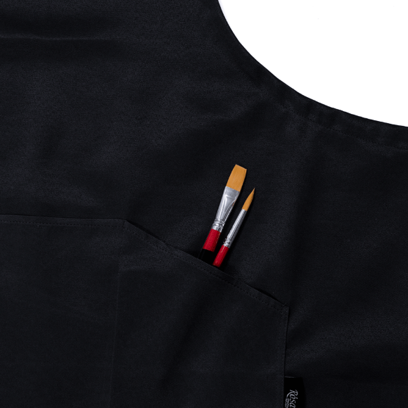 Фартук взрослый 96х90см черный грета ROSA Studio