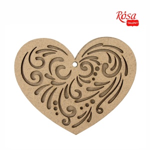 Заготовка сердца 2 ДВП 10х8см