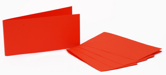 Набор листовочных заготовок 5 шт 15,5×15,5 см №13 оранжевый 220г/м2 ROSA Talent