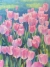 Painting Pink Tulips, artist Kudenko Oleksiy