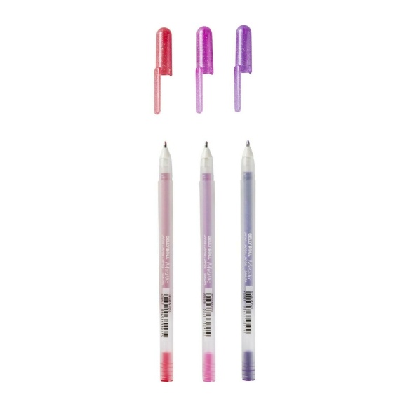 Набор гелевых ручек METALLIC SWEET 3цв. Sakura Набор гелевых ручек METALLIC SWEET 3цв. Sakura